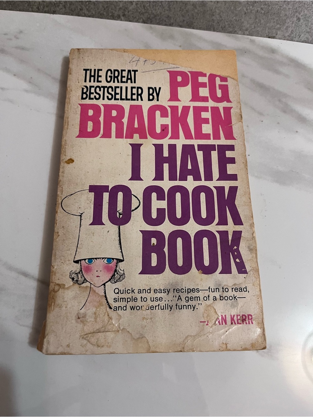 Vintage 1960s The I Hate to Cook Book Peg Bracken Retro Paperback Hilary Knight